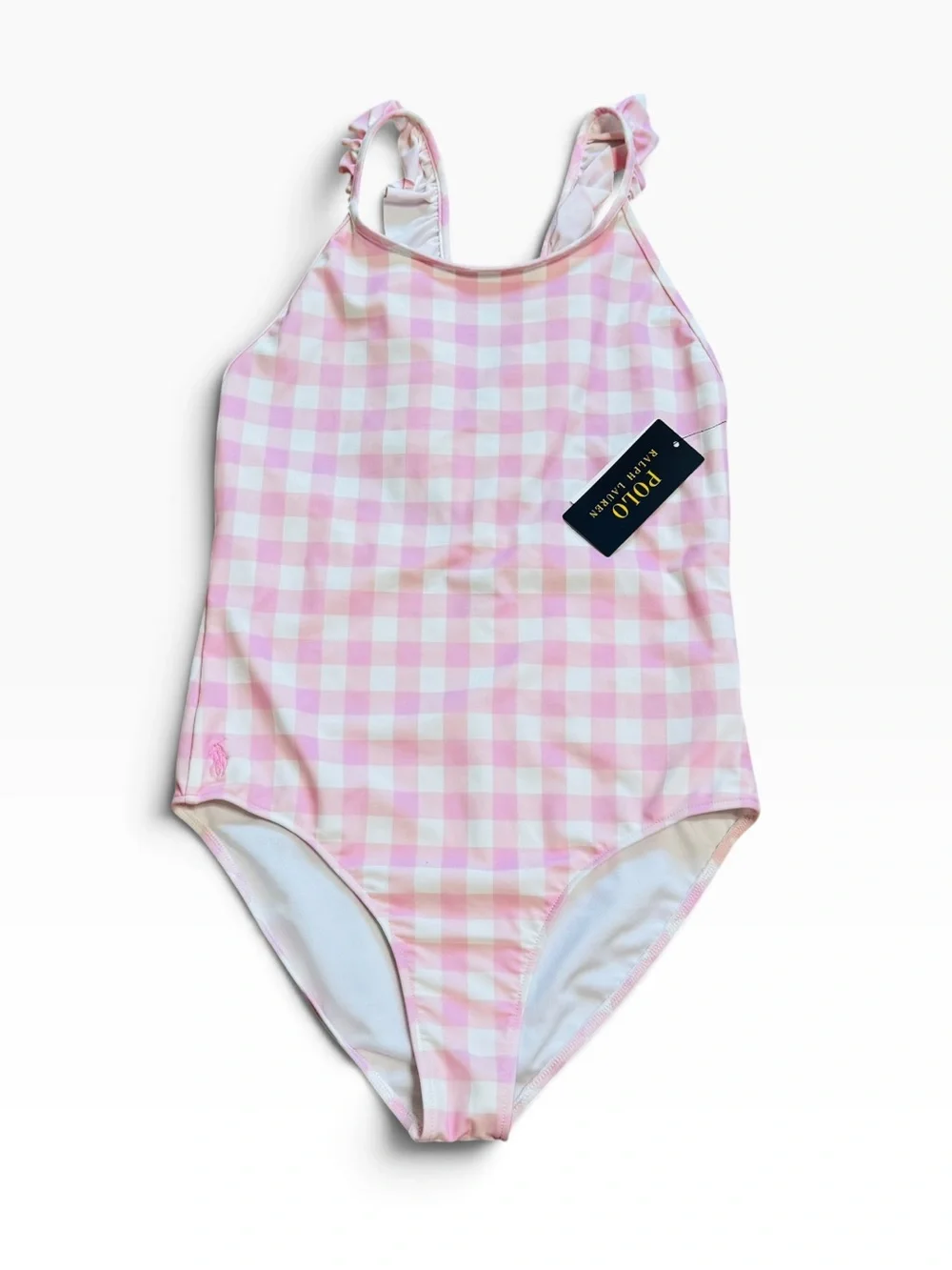 NWT Polo Ralph Lauren Gingham Swimsuit